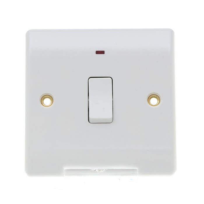 Bg Nexus 20a Double Pole Switch Amp Neon 831 01