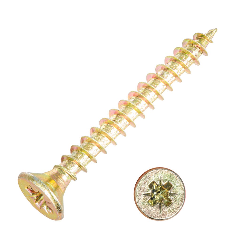 60mm Brass Wood Screws Brass Screw Builder Depot