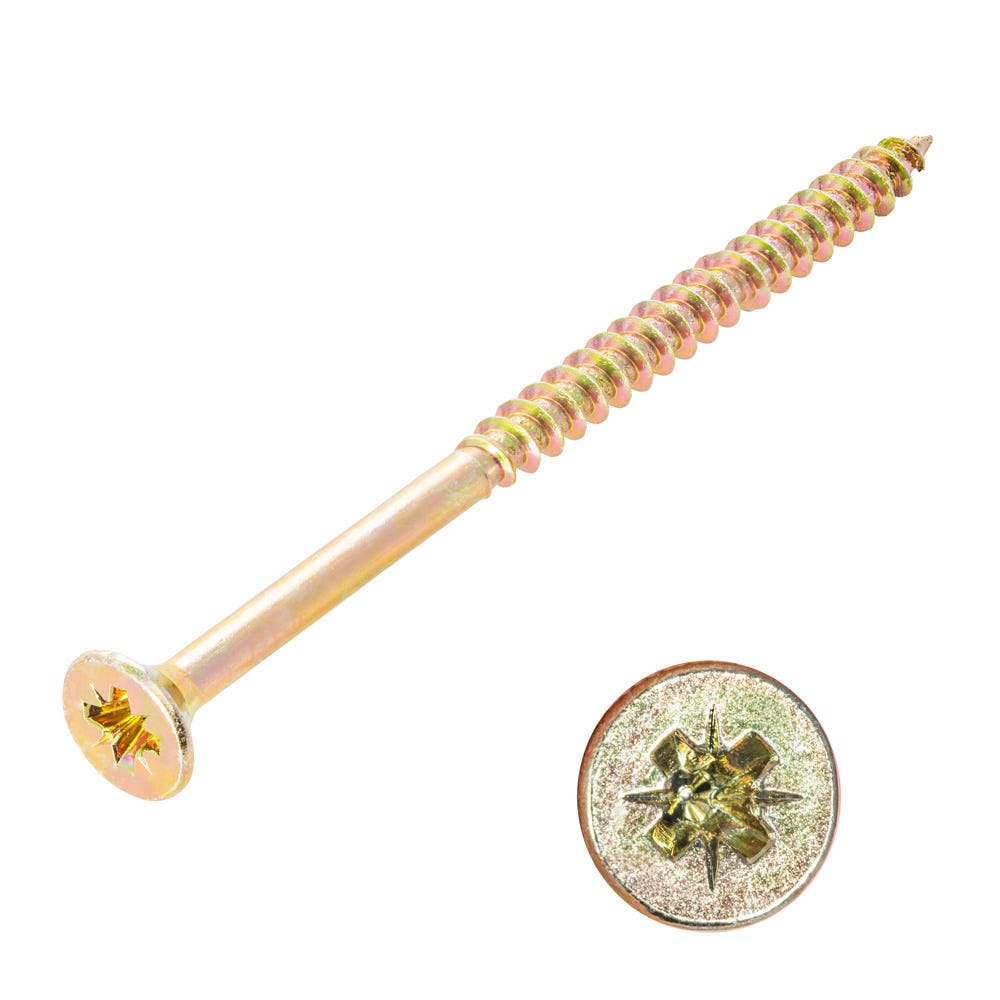 80mm Brass Wood Screws Brass Screw Builder Depot