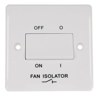 BG Nexus 10A Triple Pole Fan Isolator Switch 815-01