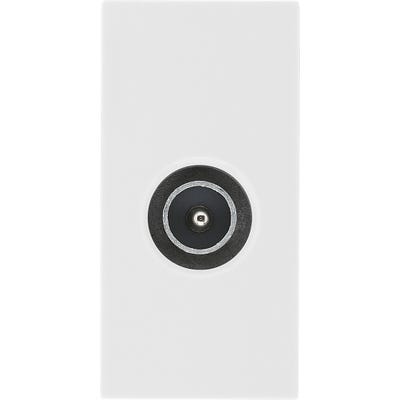 BG Euro Module IEC - Male TV White EMTVMW-01