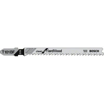 Bosch 100mm Jigsaw Blades Clean Pack of 5 T101BF