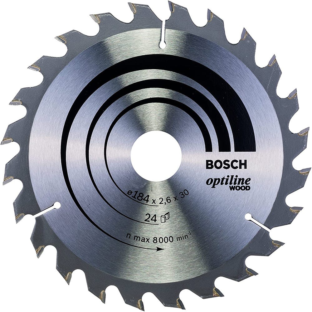 Woodworking Saw Blade 165 X 30mm 24T Wood Cutting Blade