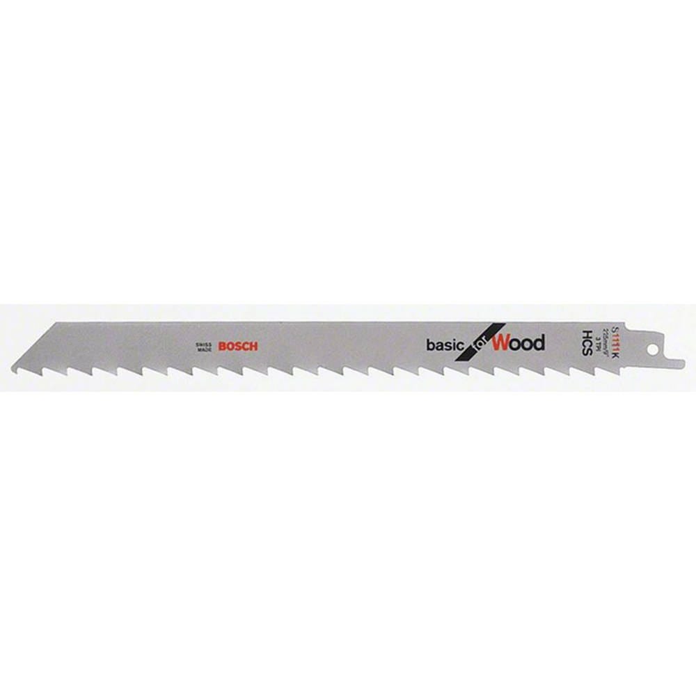 Bosch 225mm Reciprocating Saw Blades For Wood Pack of 5 S1111K