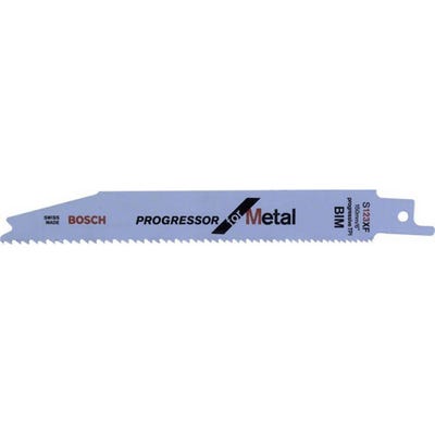 Bosch 150mm Reciprocating Saw Blades Progressor For Metal Pack of 5 S123XF