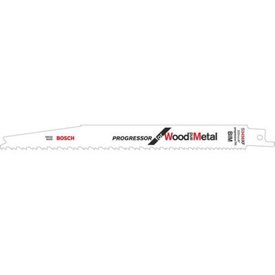 Bosch 200mm Reciprocating Saw Blades For Wood & Metal Pack of 5 S3456XF