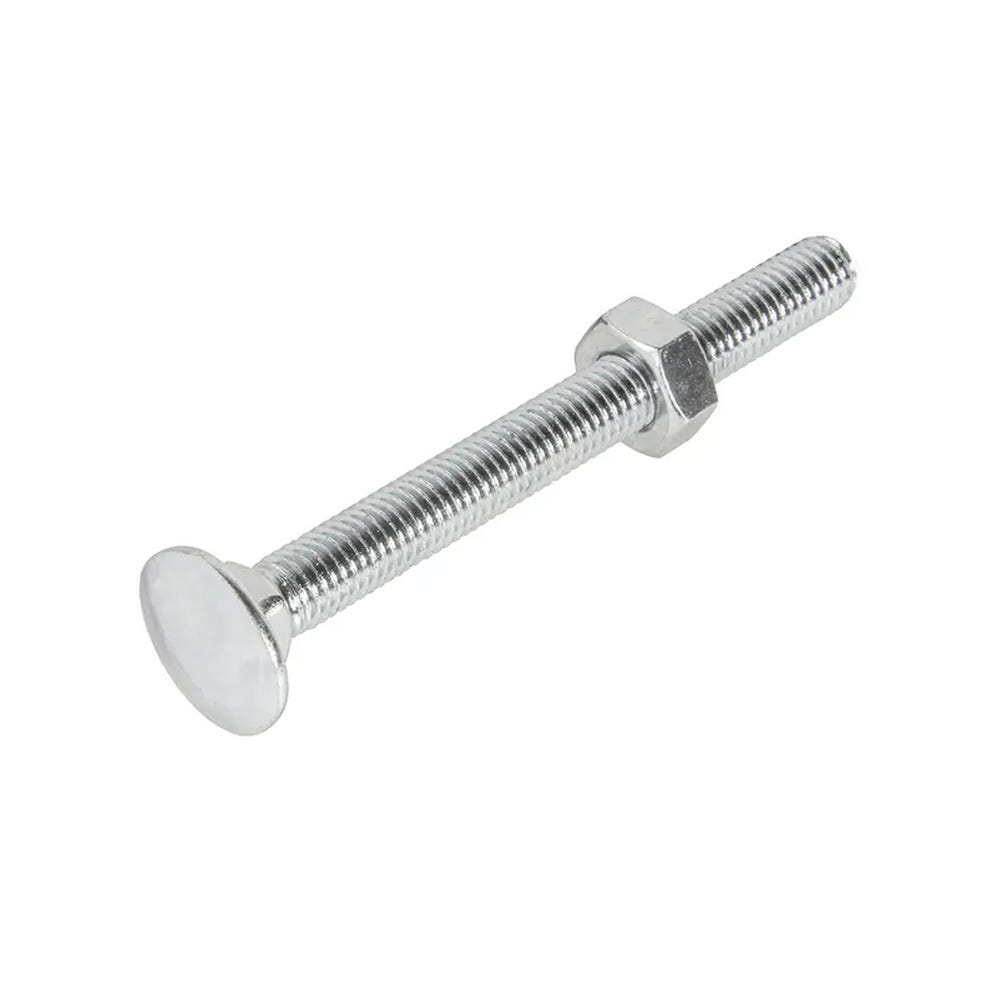 M12 X 130 Cup Square Bolt BZP (C/w Nut) - TFM Farm & Country Superstore