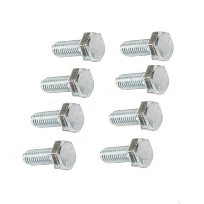 Speed Pro M10 x 25mm BZP Hexagon Head Set Screws Pack of 8