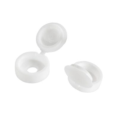 Speed Pro Screw Cover Hinged White Pack of 20