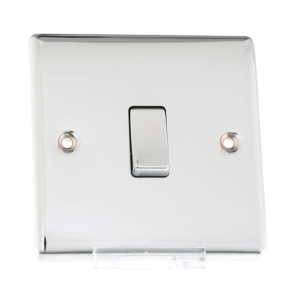 BG 20A Intermediate Light Switch Polished Chrome NPC13