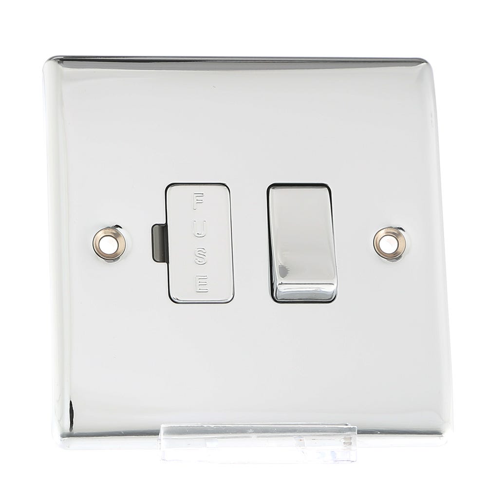 BG 13A Switched Fused Spur Unit Polished Chrome NPC50