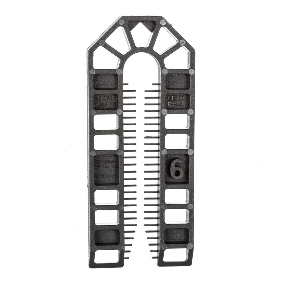 Speed Pro 6mm Black Frame Packers Pack of 10