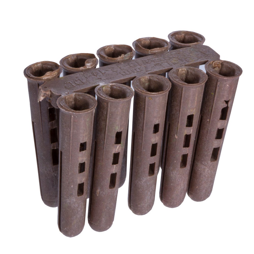 Speed Pro 7mm Brown Plastic Wall Plugs Pack of 200