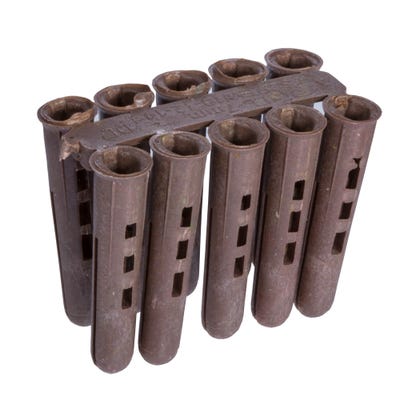 Speed Pro 7mm Brown Plastic Wall Plugs Pack of 200