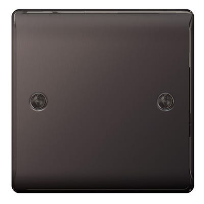BG 1 Gang Blanking Plate Black Nickel NBN94-01