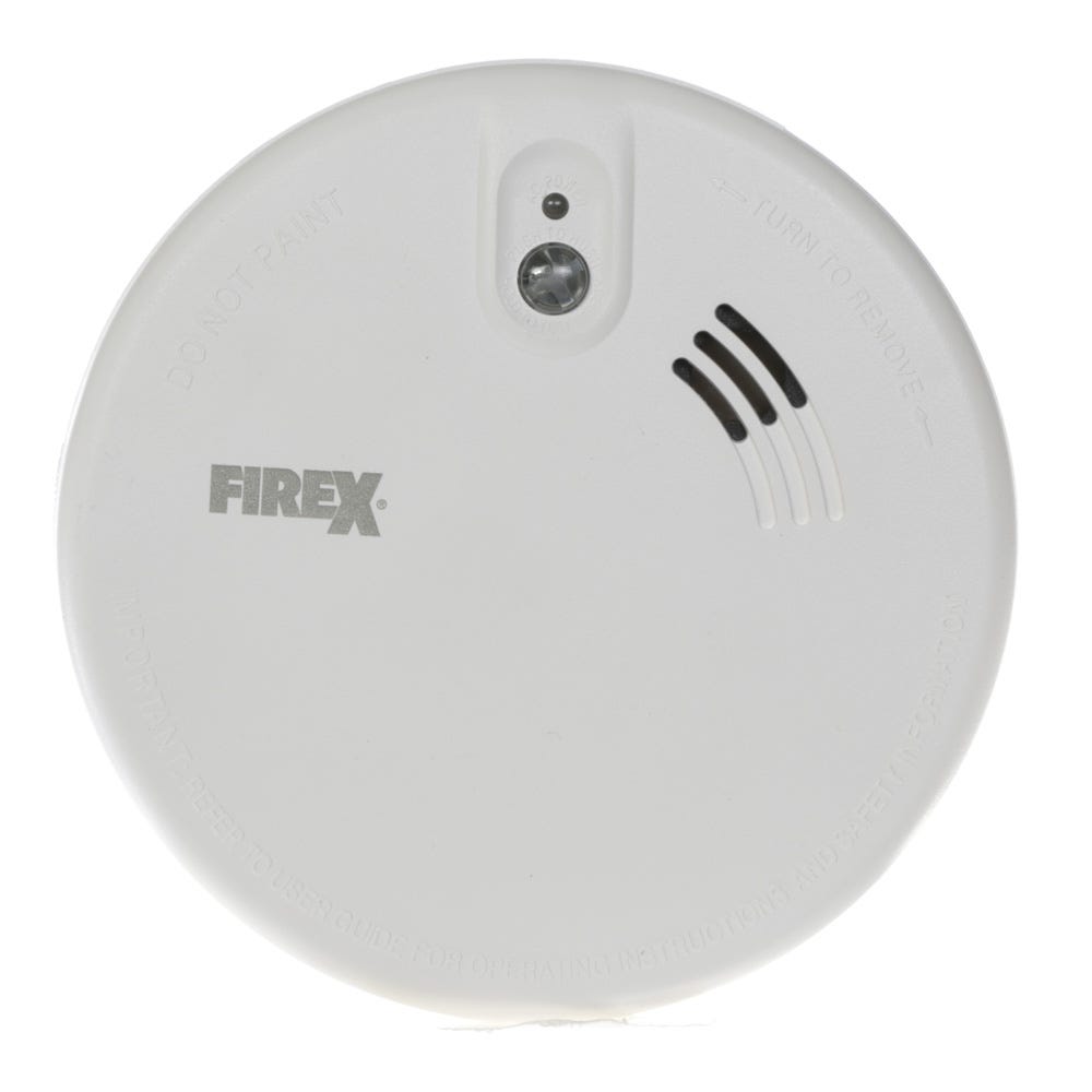Mains Operated with Sealed-In Rechargeable Kidde Slick 2SFWR Optical Smoke Alarm Lithium Battery Back Up