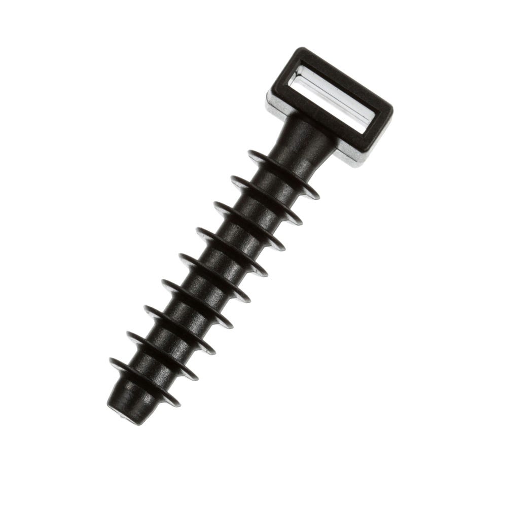 Unicrimp Masonry Fixing Wall Plug Mounts for Cable Ties 100pk QMM9