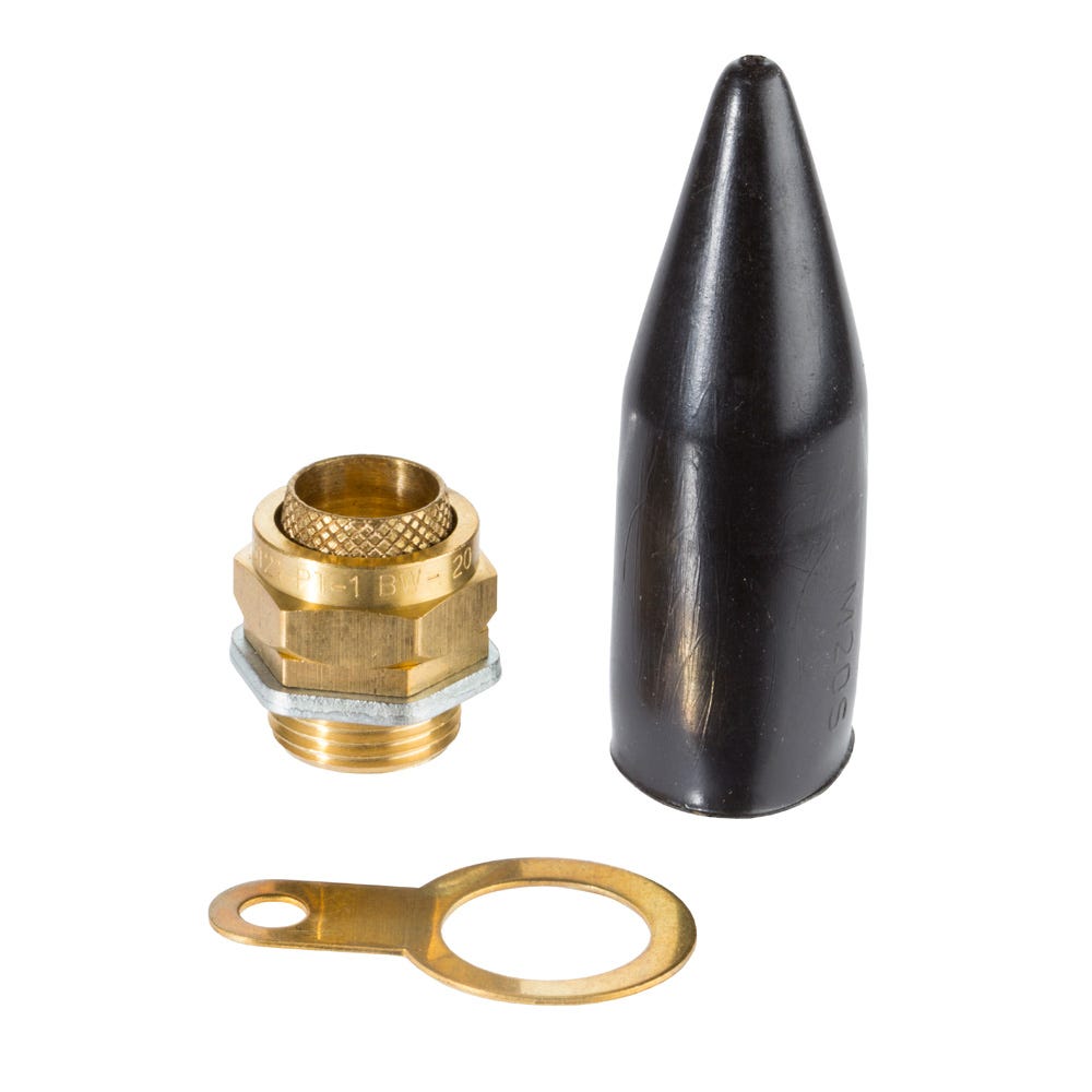 Armoured Cable Gland Indoor 20mm Pack of 2 QBW20