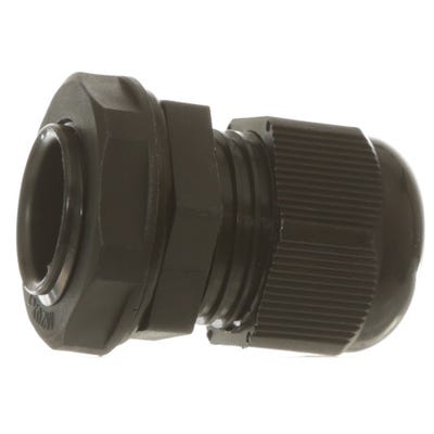 Stuffing Gland & Nut 20mm Pack of 10 Black QCGM20BLK