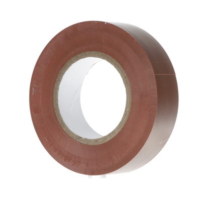 PVC Electrical Insulation Tape 20m x 19mm Brown 1920BR