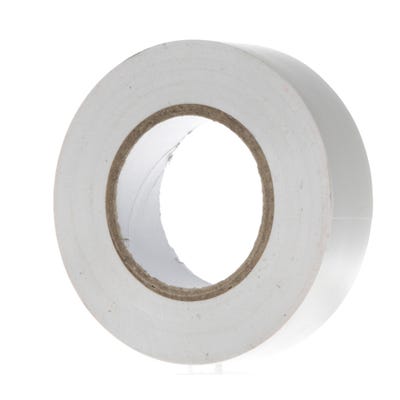 PVC Electrical Insulation Tape 20m x 19mm White 1920W