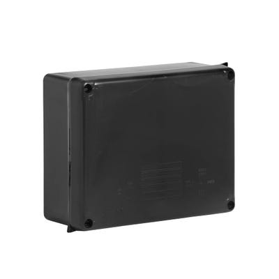 Wiska Weatherproof IP65 Adaptable Box Black 230 x 180 x 88mm