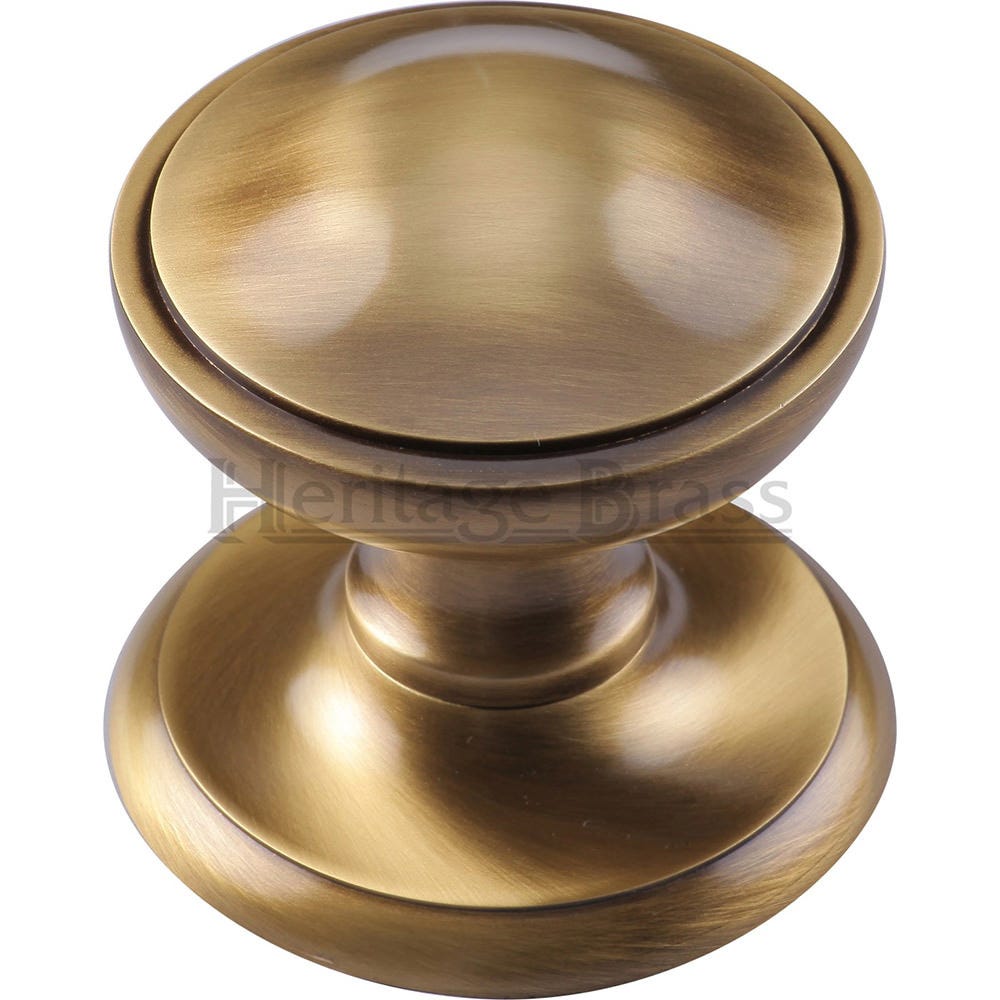Heritage Brass Centre Door Knob 80mm Antique Brass