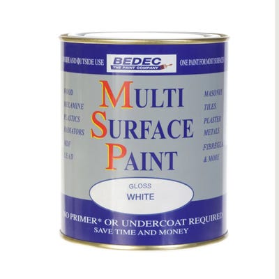 Bedec Multi Surface Paint Gloss White