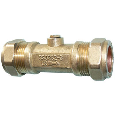 Brass Double Check Valve 15mm