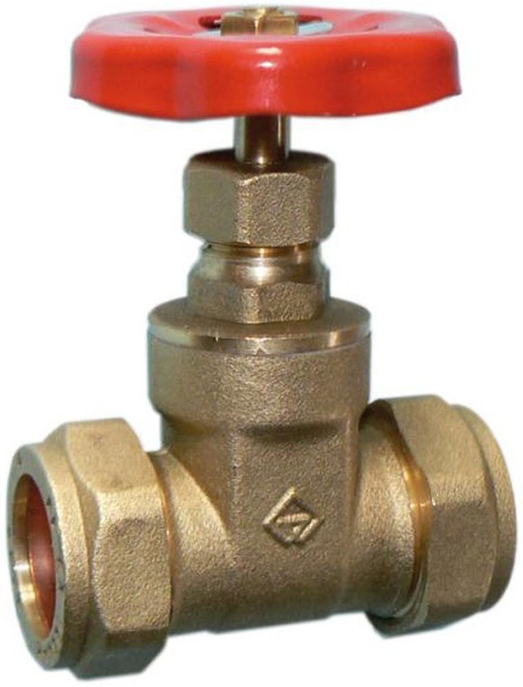 Brass Light Pattern Gate Valve 22mm