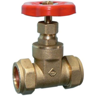 Brass Light Pattern Gate Valve 22mm