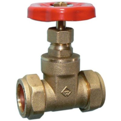 Brass Light Pattern Gate Valve 28mm