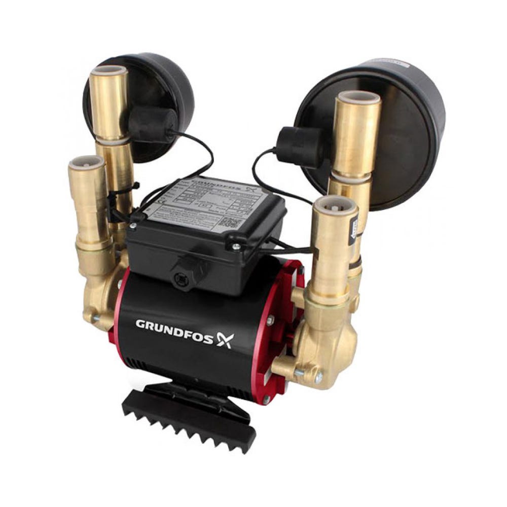 Grundfos Amazon 3.0 Bar Universal Twin Impeller Shower Pump 96788173