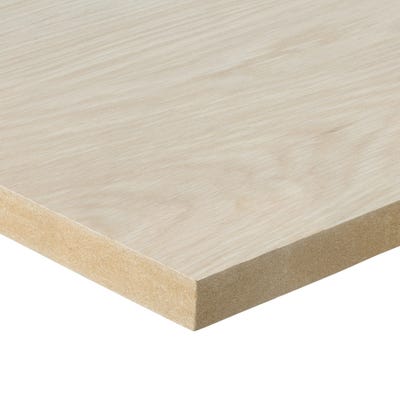 19mm White Oak Veneered MDF Board A/B 2440mm x 1220mm