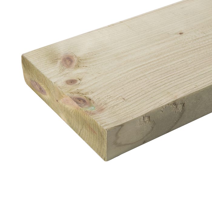 47mm X 200mm Structural Graded C24 Treated Carcassing Timber 3600mm 8 X 2