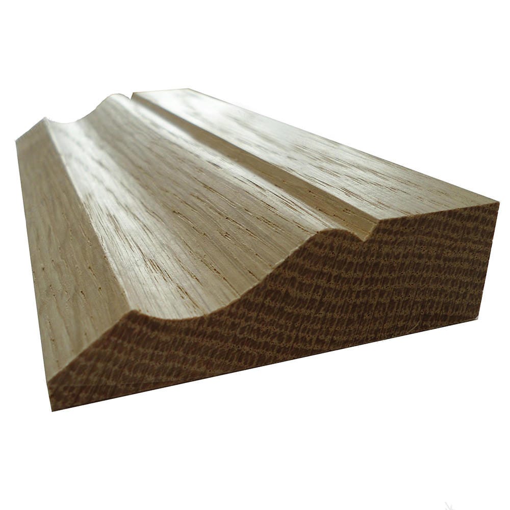 20mm x 68mm Hardwood American White Oak Ogee Architrave