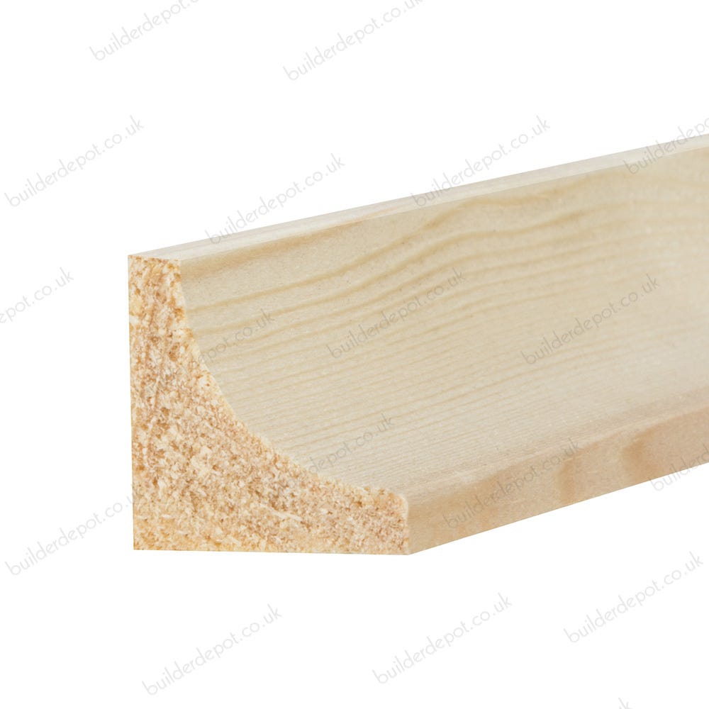 25mm X 25mm Softwood Scotia