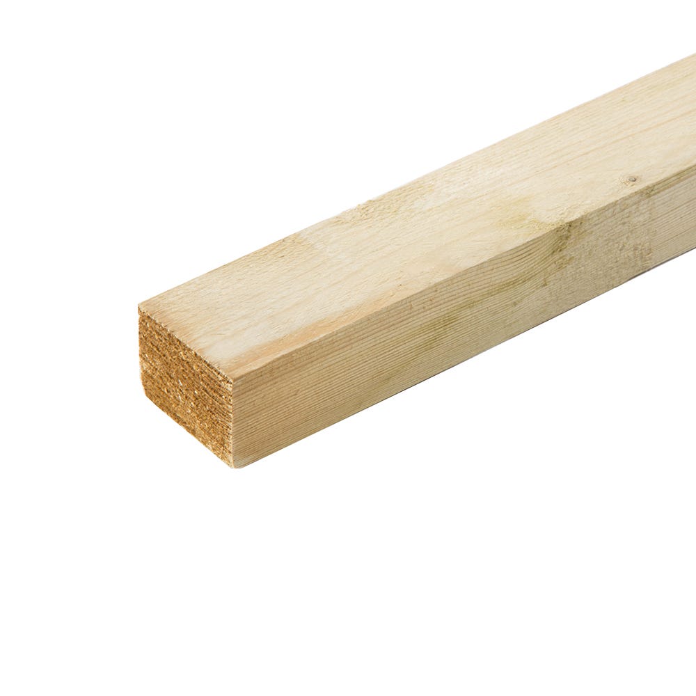 4.8m x 95mm x 45mm graded C16//24 eased edged carcassing treated