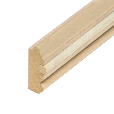 Matchboard 18mm x 55mm Panel Plus Moisture Resistant MDF Dado Rail 2440mm