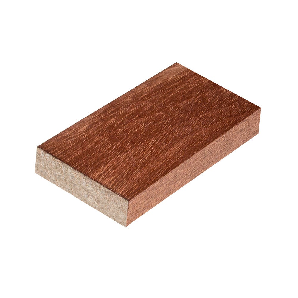 55mm x 12mm Richard Burbidge Dark Hardwood Skirting Board Pack of 10 FLR1003