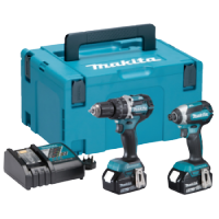 Makita DLX2180TJ 18V Cordless Combi Drill & Impact Driver