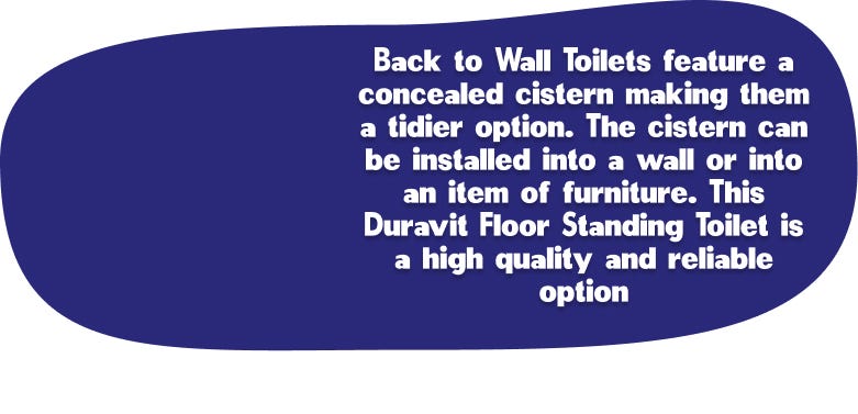 information about back to wall toilet