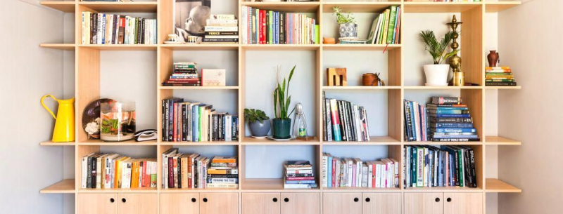 hardwood plywood bookcase