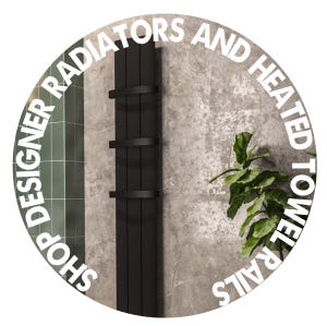 designer black radiator