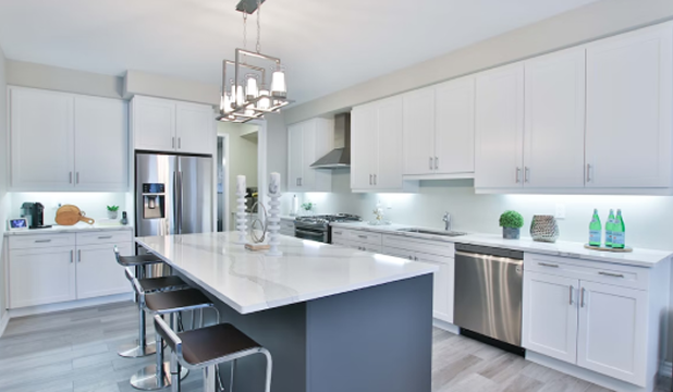 white modern kitchen