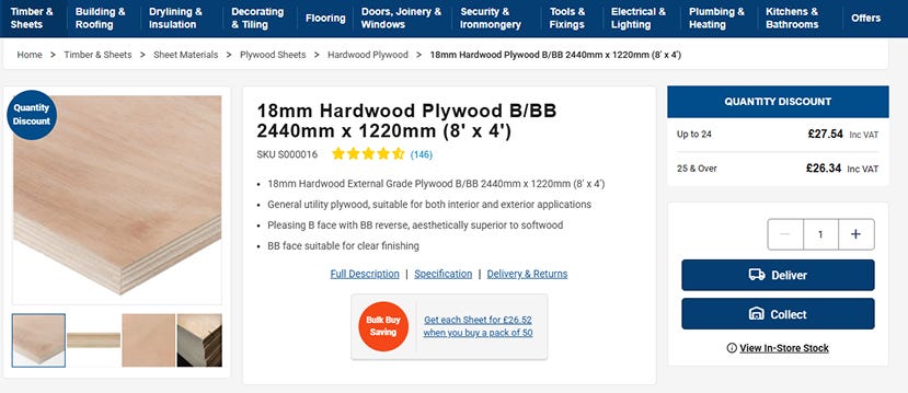 click & collect builder depot