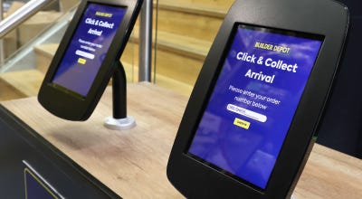 In-store Click & Collect point at New Southgate