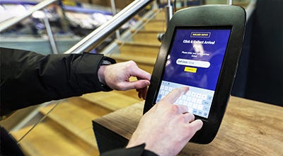 In-store Click & Collect point at New Southgate