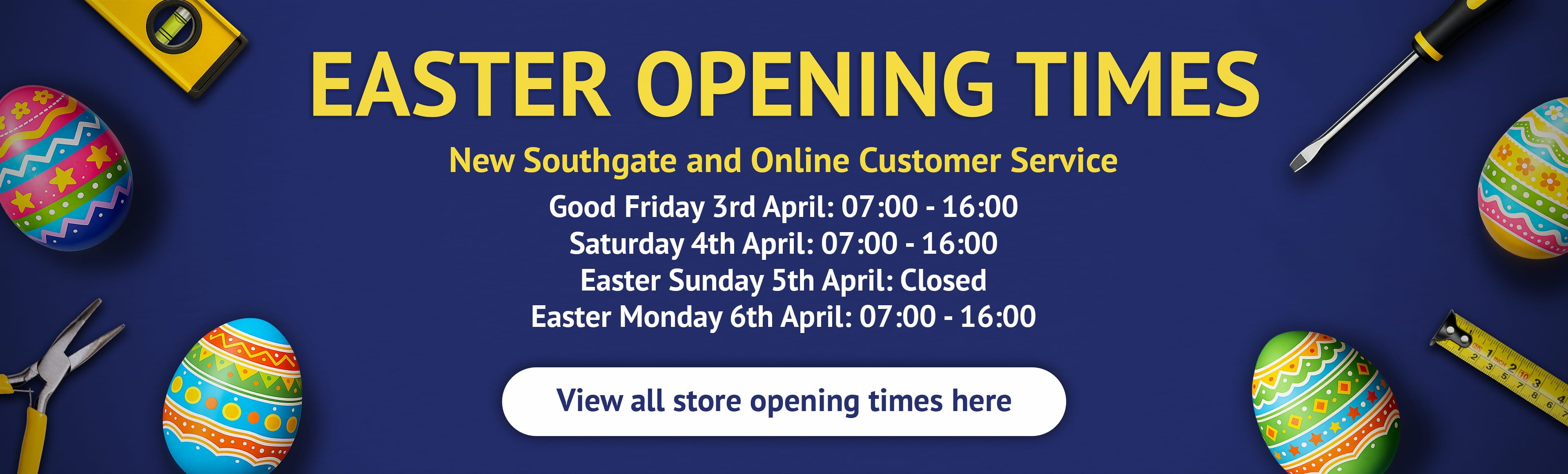 Easter Opening Times April 2026