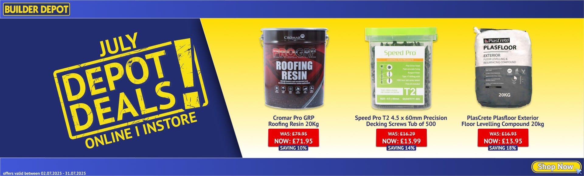 Depot Deals July 2025
